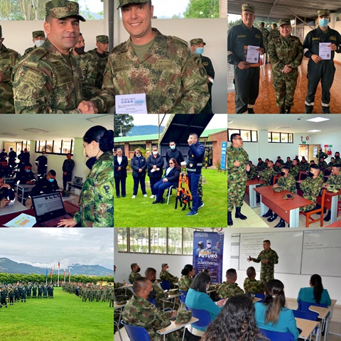 Despliegue de capacidades COPER, en el Cantón Militar de Comunicaciones en Facatativá.
