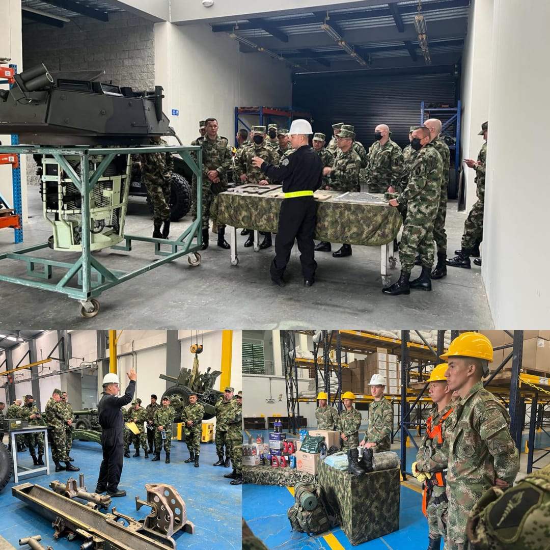 Visita del Curso de Capacitación y Liderazgo a las instalaciones de la Brigada de Apoyo Logístico N°2 en Apoyo Directo