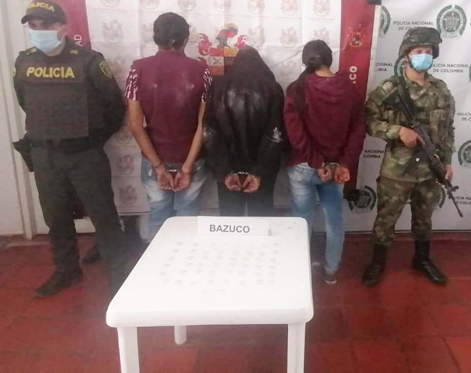 Expendedores de alucinógenos fueron capturados por Soldados en Herveo