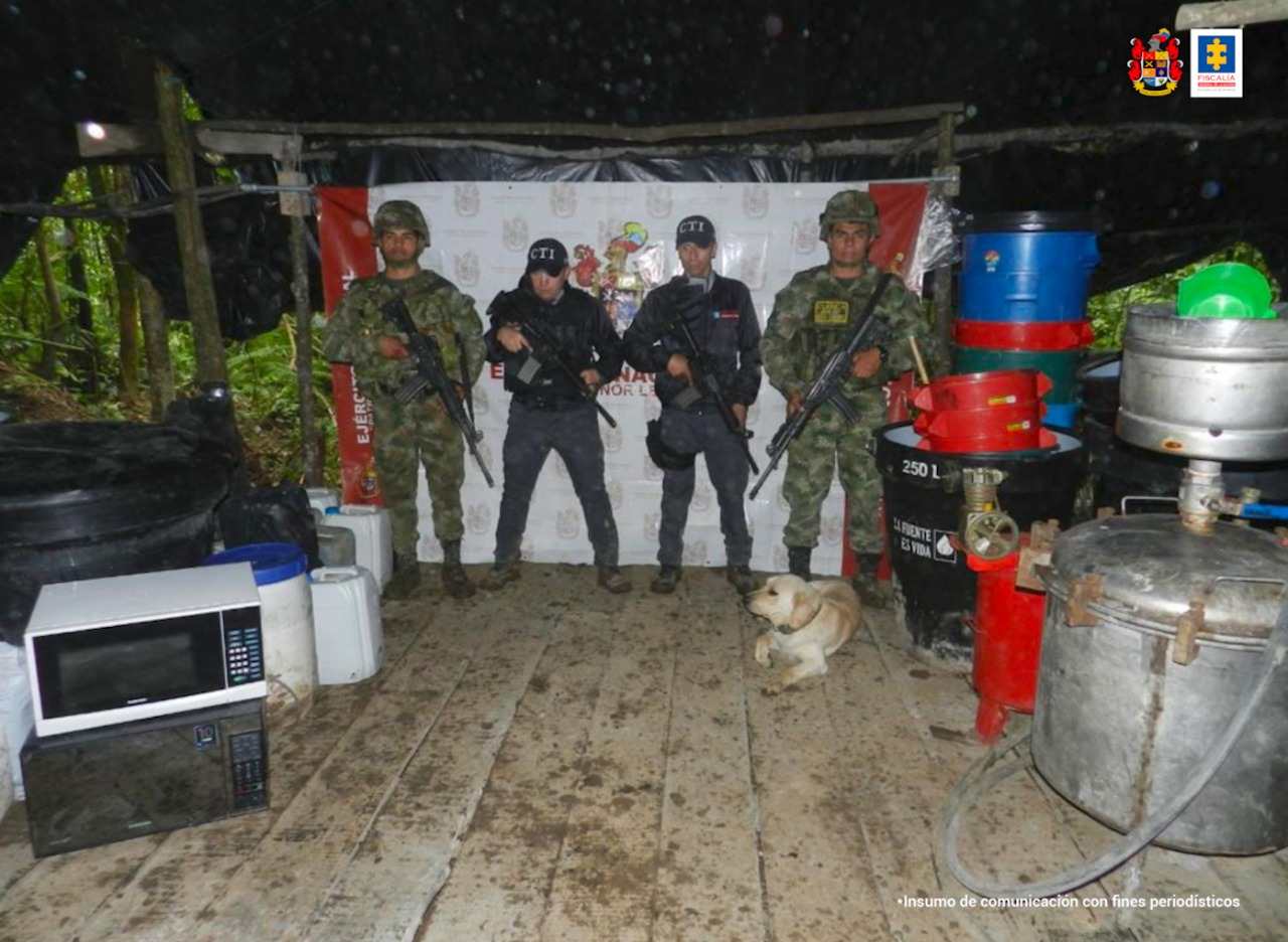 Desmantelado laboratorio de estupefacientes en Silvania Cundinamarca