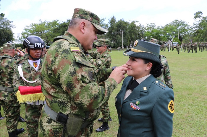 En ceremonia de ascenso, 26 oficiales del Ejército Nacional alcanzaron el grado inmediatamente superior