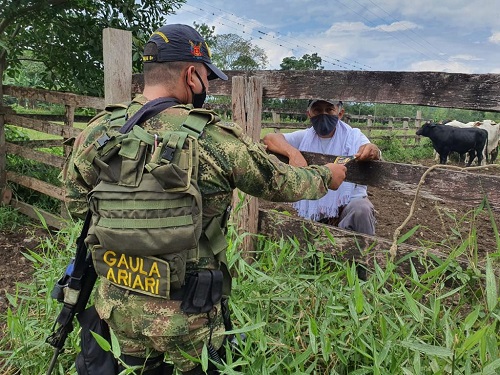 Más de 7400 soldados custodian el suroriente colombiano el fin de semana de elecciones