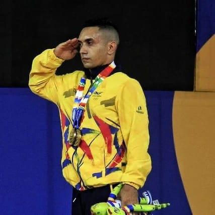 Soldado profesional Habib de las Salas ganó medallas de oro en los Juegos Bolivarianos 2022