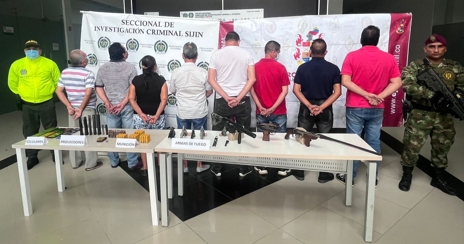Capturados nueve integrantes del ELN en Cúcuta