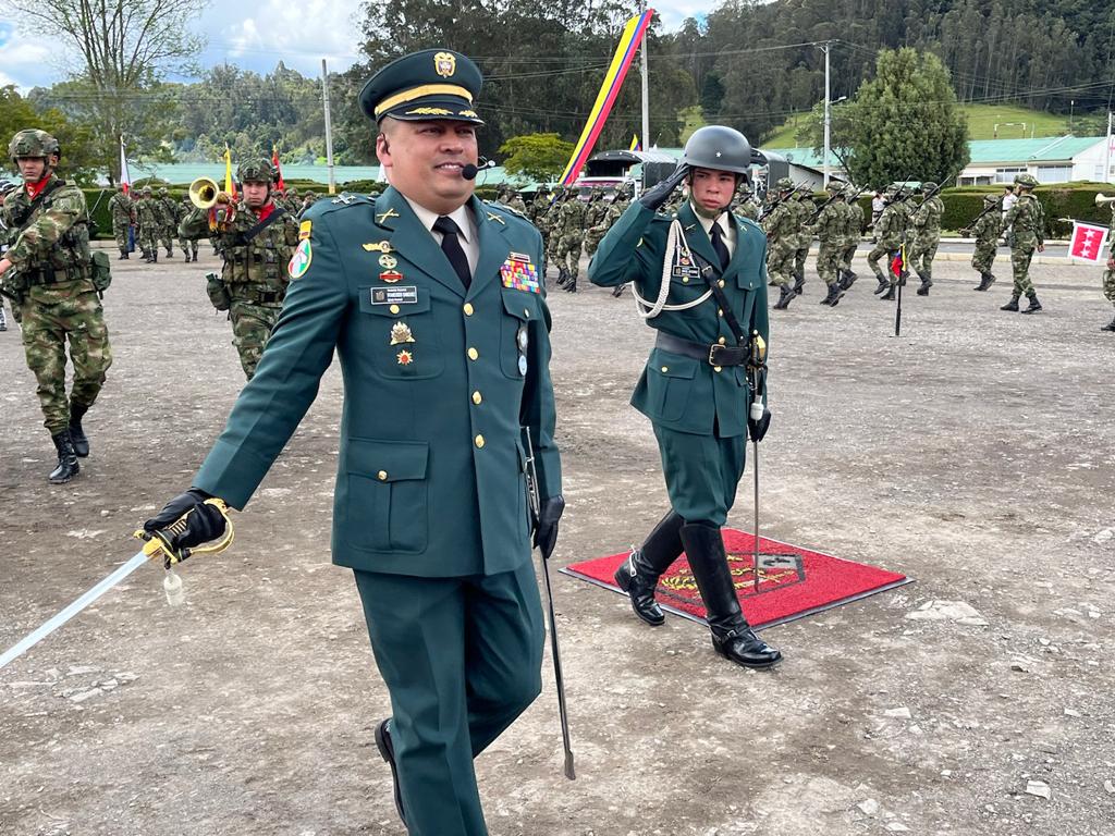 El Teniente Coronel Francisco Alexander Sánchez Pulido recibió el mando del Batallón de Infantería N° 2 Mariscal Antonio José de Sucre, en Chiquinquirá