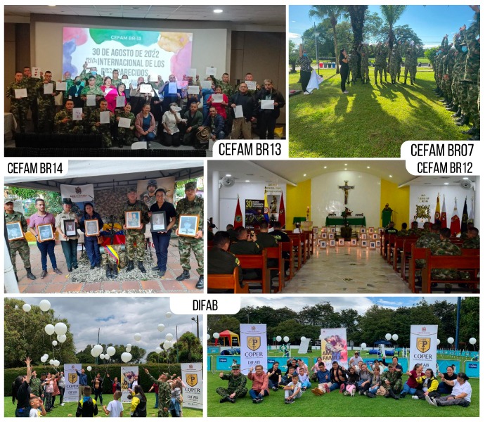 Conmemoración día internacional de las víctimas de desapariciones forzadas