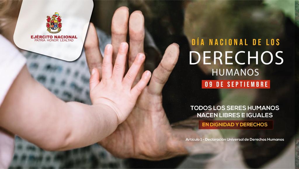 Día Nacional de los Derechos Humanos, un recordatorio del compromiso institucional con los colombianos.