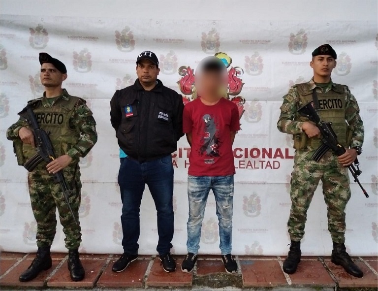 Capturado en Cauca alias Richard, presunto cabecilla de escuadra del GAO-r Carlos Patiño