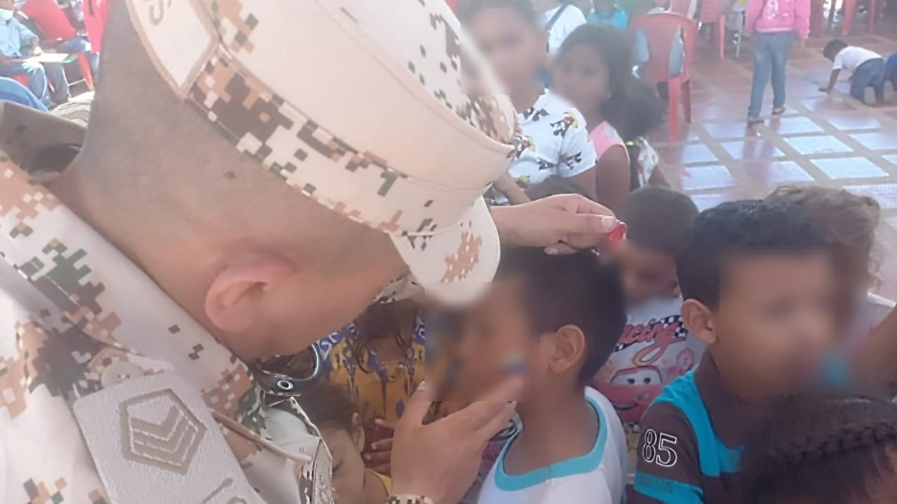 Ejército acompañó brigada de salud en Maicao, La Guajira