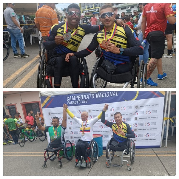 Paracycling del Batallón de Sanidad clasificó a Paranacionales 2023