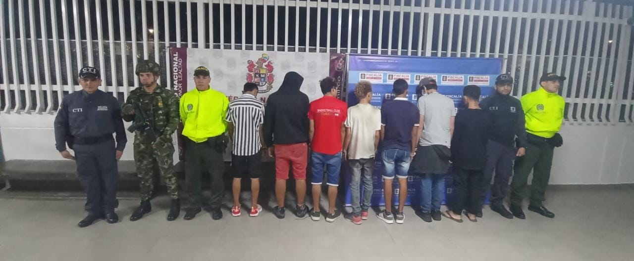 Desarticulada banda de delincuencia común organizada, dedicada al microtráfico en Bucaramanga