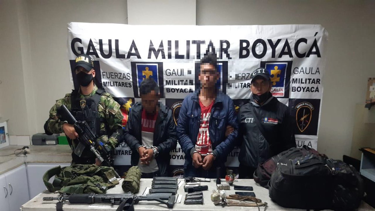 Ejército Nacional y Fiscalía realizaron contundente operación militar contra la extorsión en el departamento de Boyacá