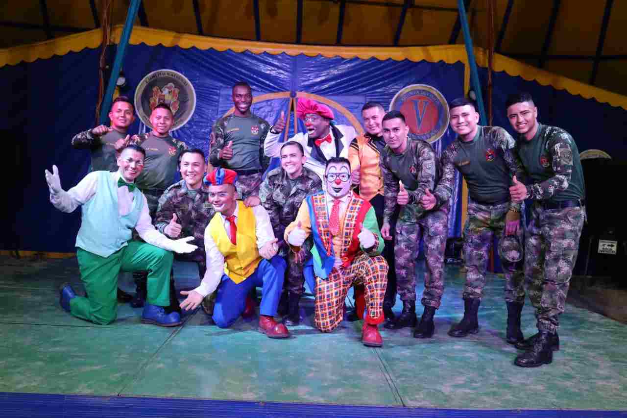 Más de ocho mil caldenses disfrutaron por primera vez del circo Colombia del Ejército Nacional