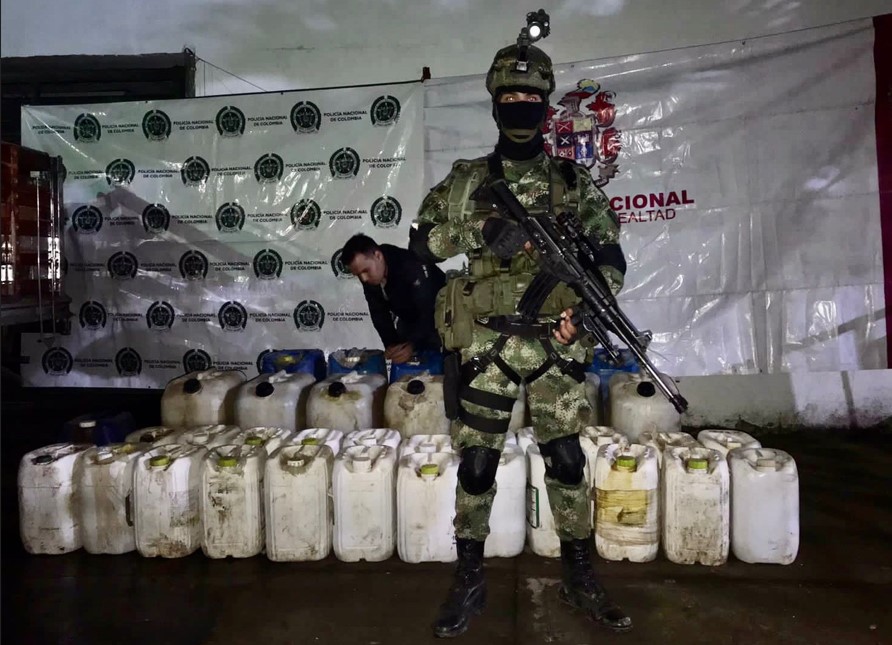 En Buenos Aires, Cauca: en una vivienda fue desmantelado un laboratorio con cerca de una tonelada de pasta base de coca