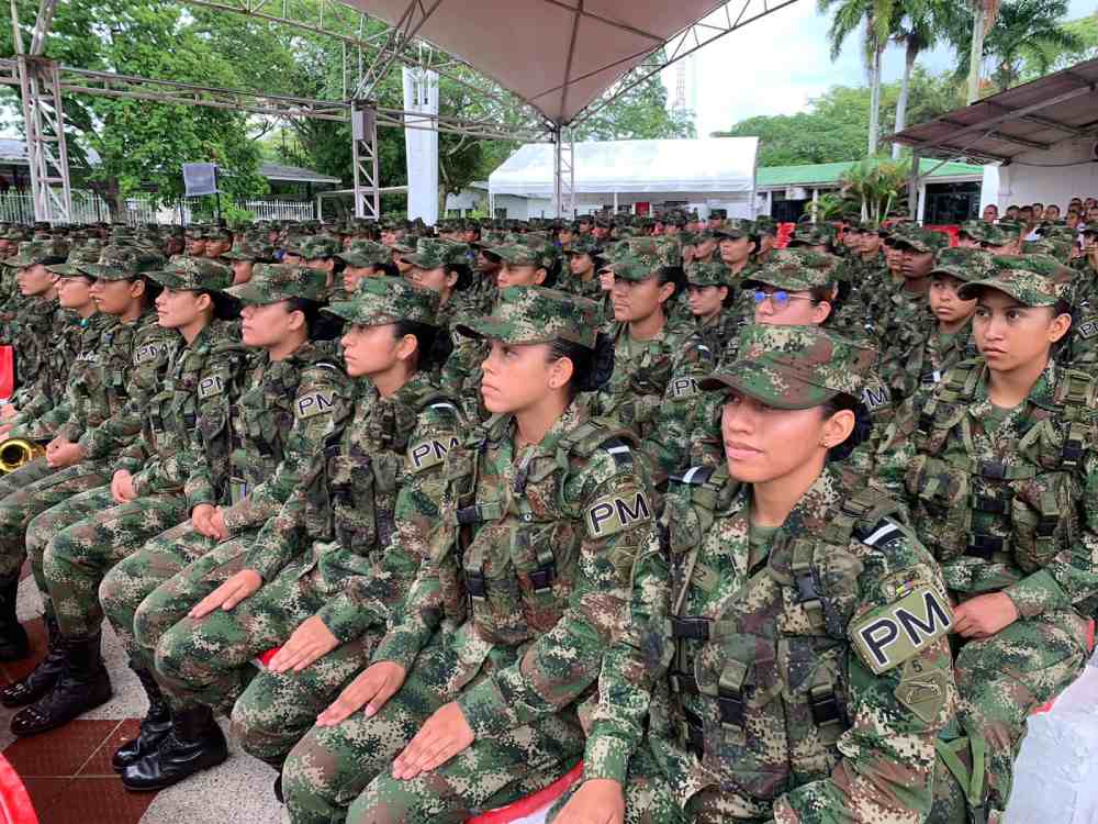 Primer contingente del 2023 recibió grata visita del Comando del Ejército