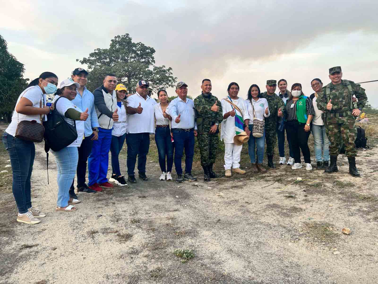 Ejército Nacional realiza apoyo humanitario a resguardo indígena en la Sierra Nevada de Santa Marta