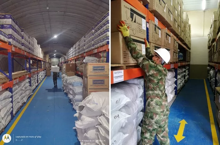 BRLOG2 alista material de dotación para el segundo contingente de incorporación