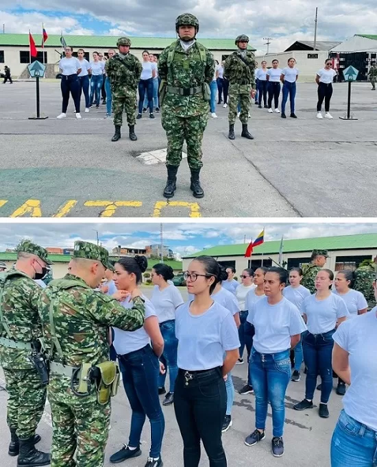 Ingresó segundo contingente de servicio militar femenino al Batallón de mantenimiento