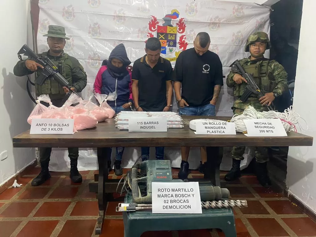 Capturadas tres personas por minería ilegal en los Farallones de Cali