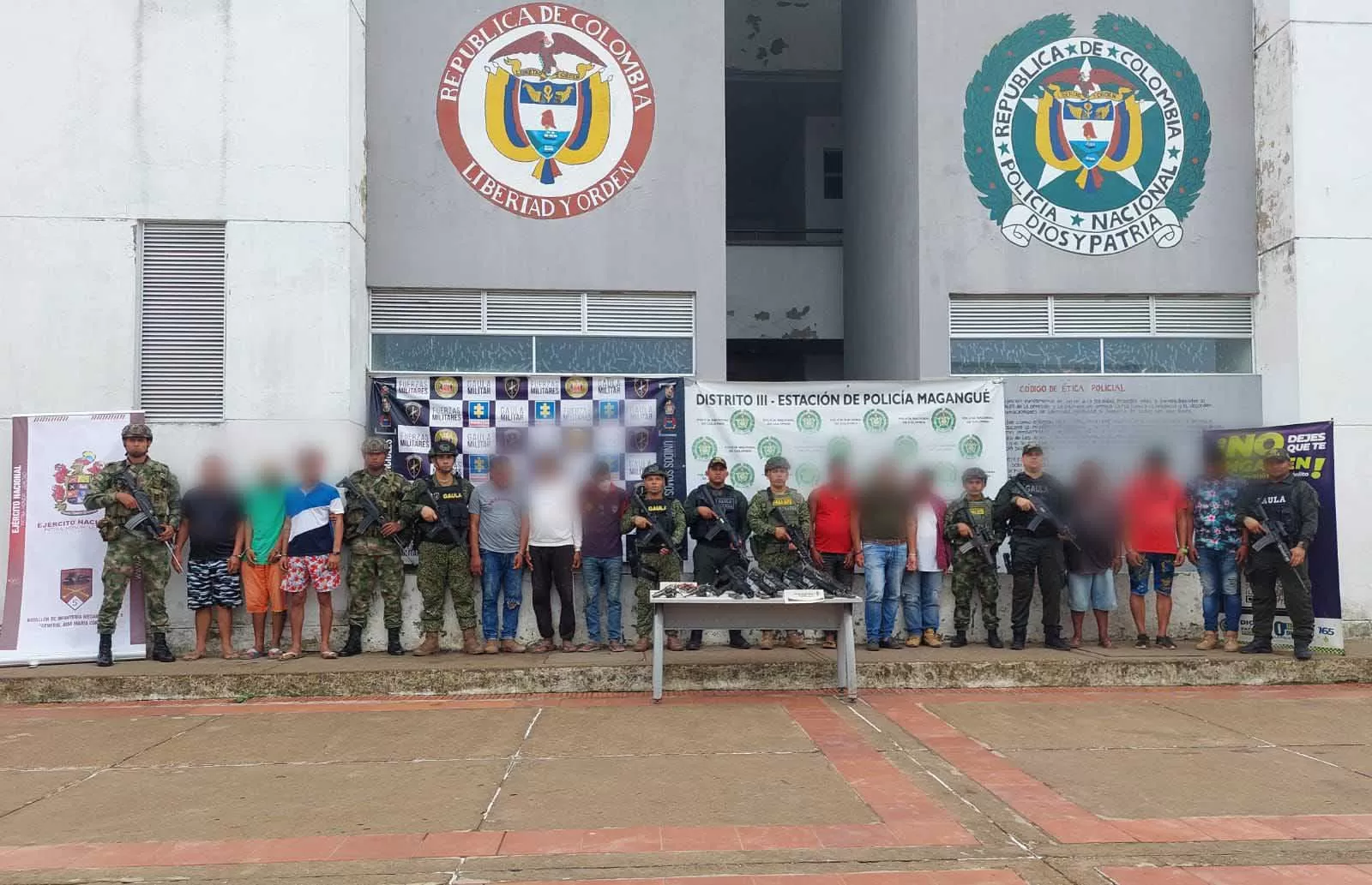 Ejército Nacional golpea la criminalidad en el sur de Bolívar: 13 sujetos capturados