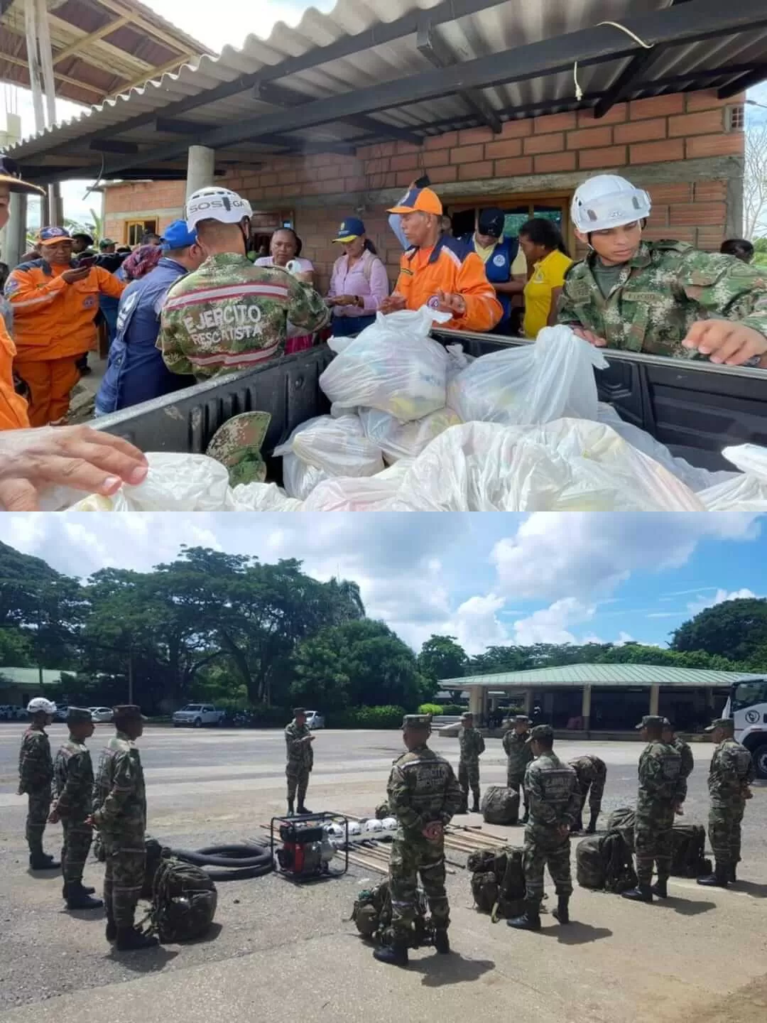 Ejército Nacional dispone sus capacidades para atender emergencia en Puerto Escondido, Córdoba