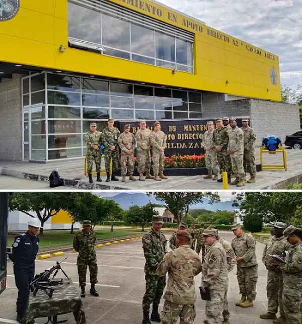 Guardia Nacional de Carolina del Sur de EEUU visitó la BRLOG2