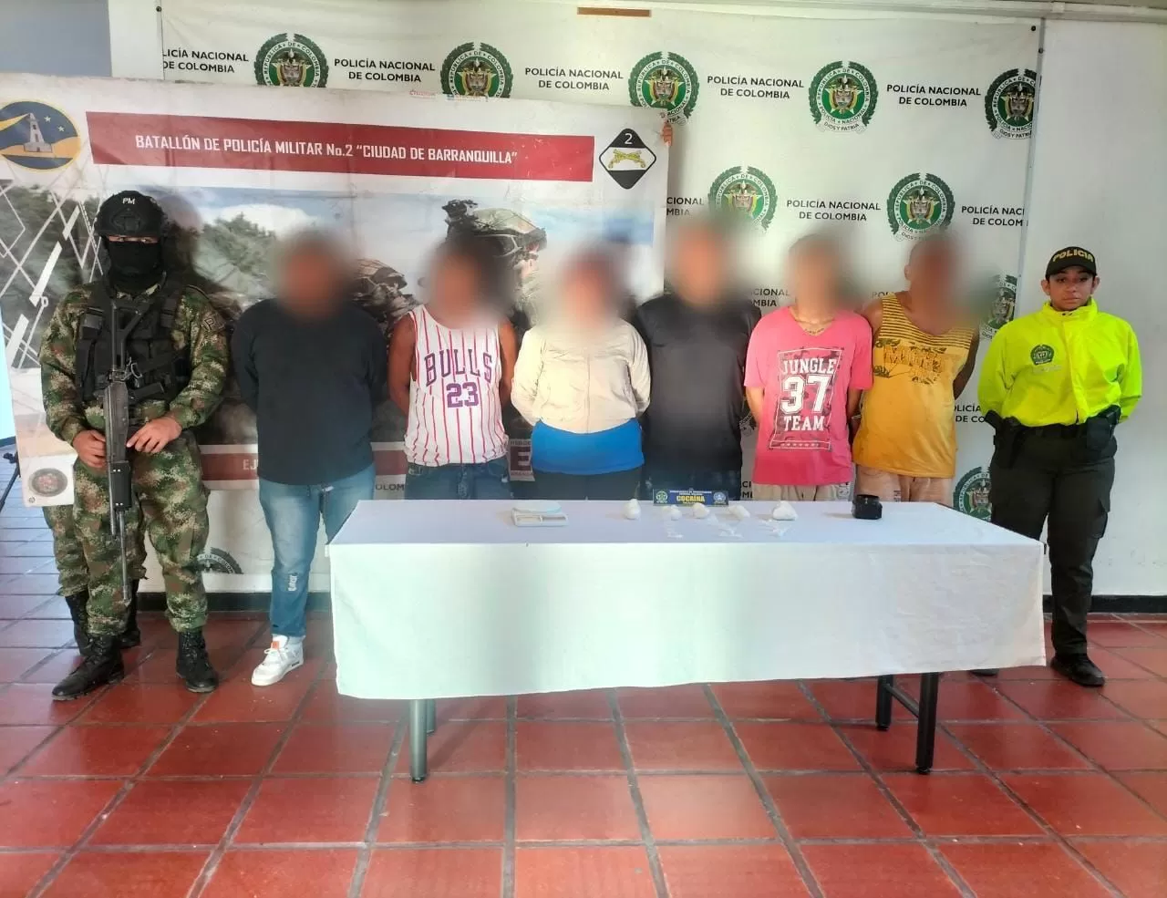 El Ejército Nacional continúa siendo contundente contra la delincuencia común, capturó a 6 presuntos integrantes de Los Costeños