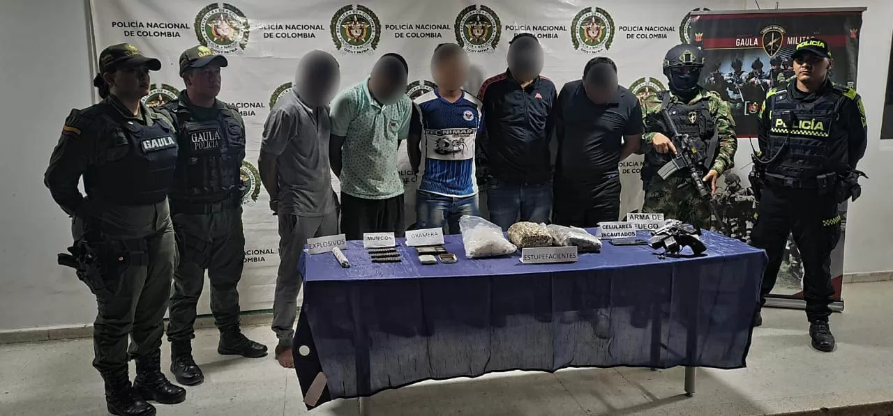 El Ejército Nacional captura a cinco presuntos integrantes del Clan del Golfo