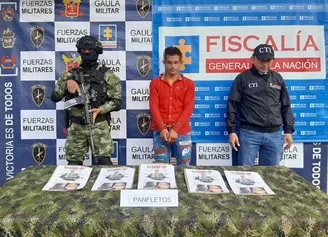 Ejército logra la captura en Palermo - Huila, de un sujeto que distribuía  panfletos intimidatorios