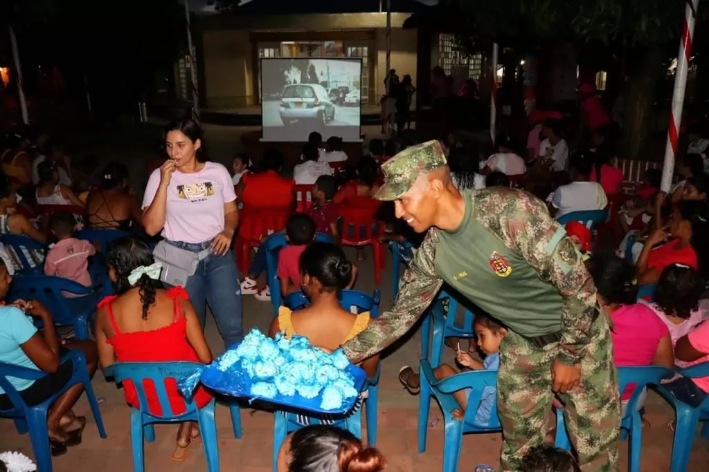 El Ejército Nacional continúa trabajando en pro de los habitantes del municipio de Montecristo, Bolívar