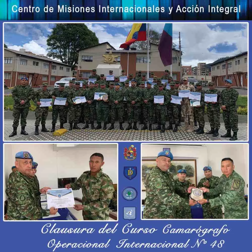 Se clausura el Curso de Camarógrafo Operacional Internacional (CAMOP)