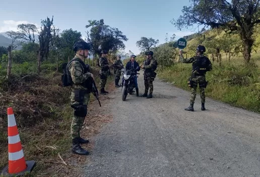 Ejército refuerza presencia en límites entre Risaralda y Chocó