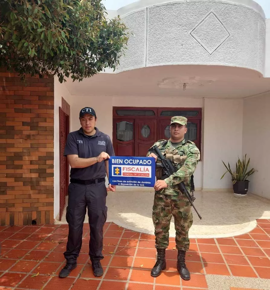 En operación interinstitucional el Ejército Nacional apoyó a la Fiscalía General en diligencias judiciales de extinción de dominio de grupos delincuenciales del Cesar