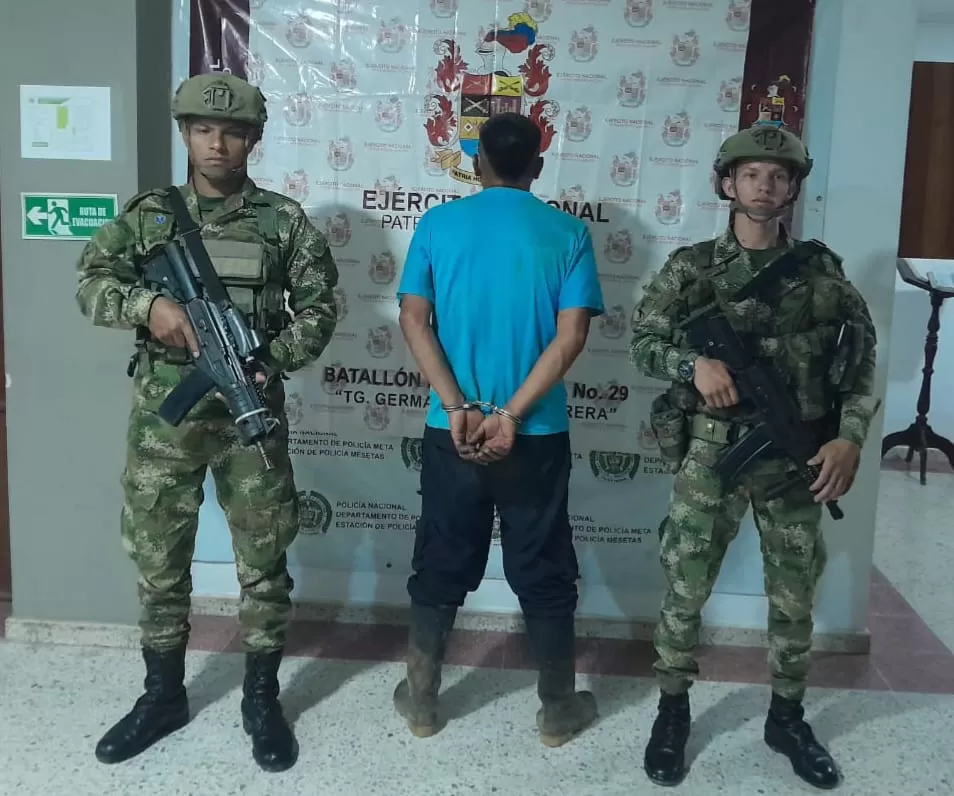 El Ejército Nacional capturó a un presunto cabecilla del GAO-r en el Meta