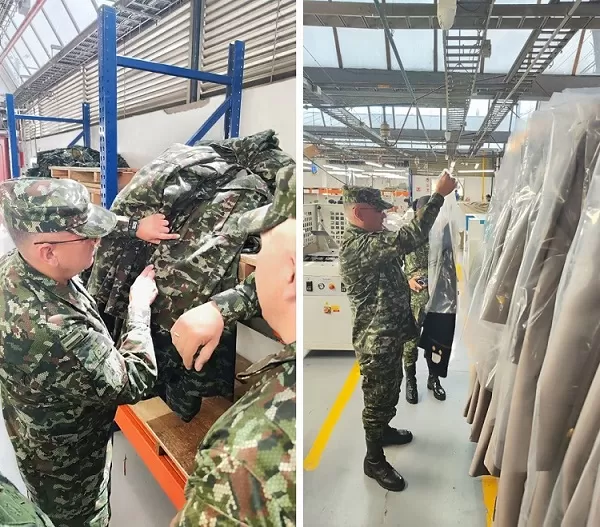 Comandante COLOG realiza revista y verificación a las plantas de producción de Las Juanas