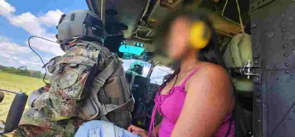 Ejército Nacional logra la recuperación de una menor de edad presuntamente  integrante de la Estructura Primera, en el Guaviare