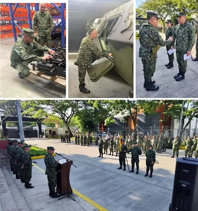 Comandante del Comando Logístico realizó reconocimiento a la labor de la BRLOG2