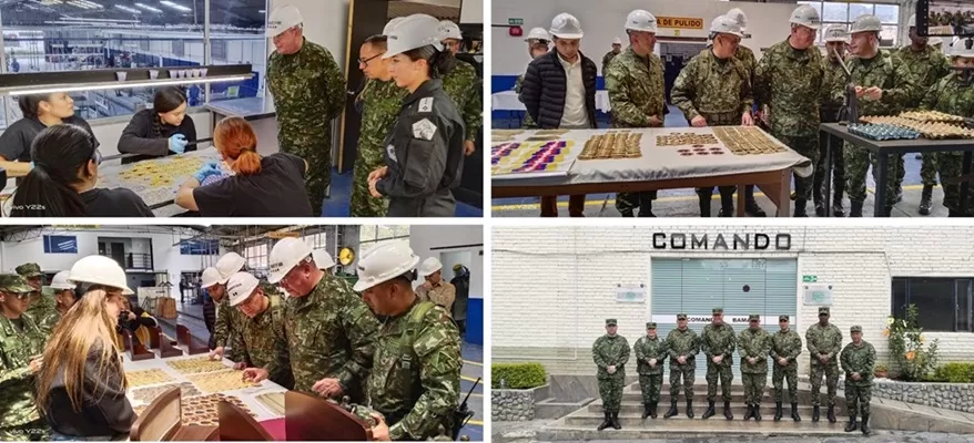 Comandante de las FFMM visitó y reconoció el trabajo realizado por el Batallón de Mantenimiento