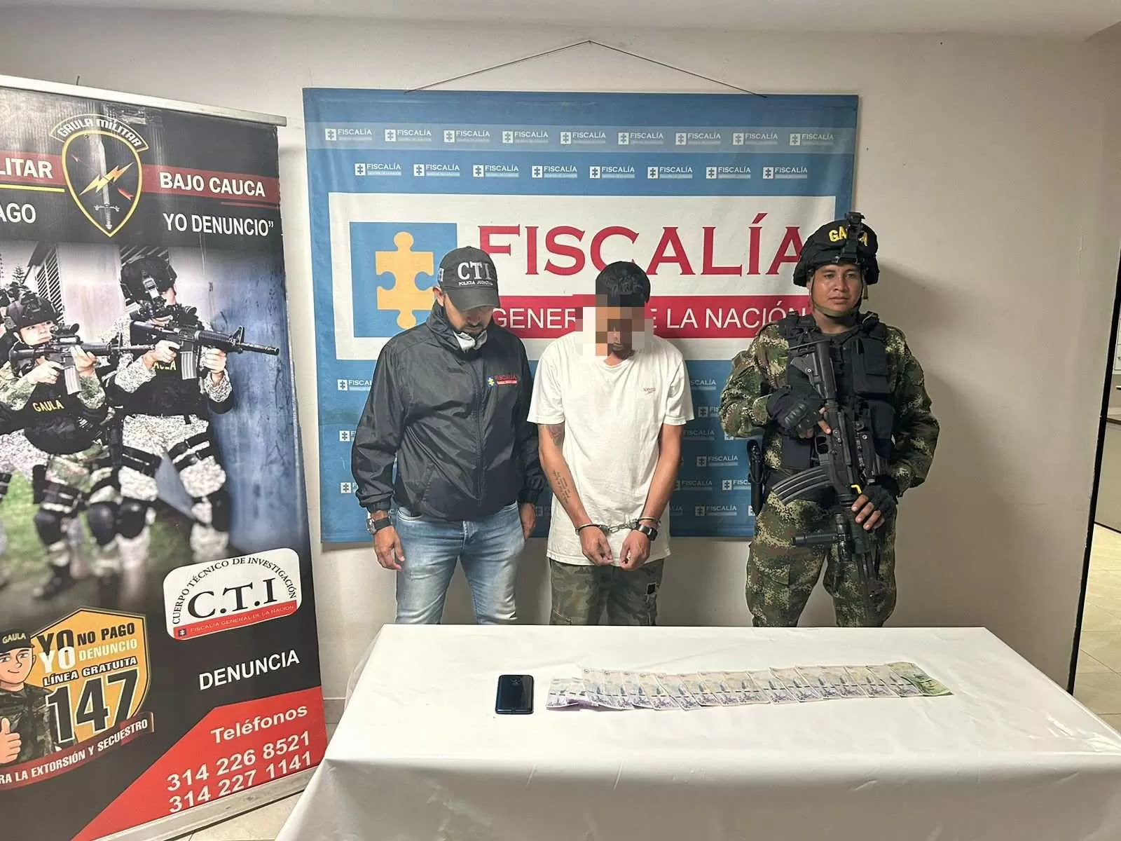 En Caucasia, Antioquia, Ejército Nacional captura a dos presuntos integrantes del GDO Los del Bajo