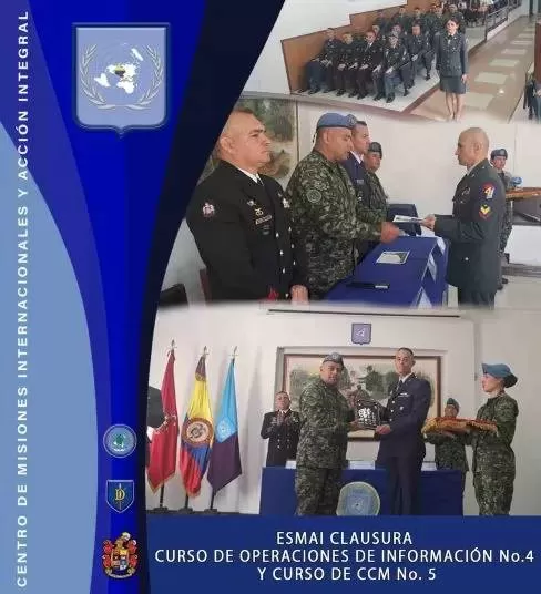 Culminó el Curso de Operaciones de Información No. 4 y el Curso de CCM No. 5 en la ESMAI