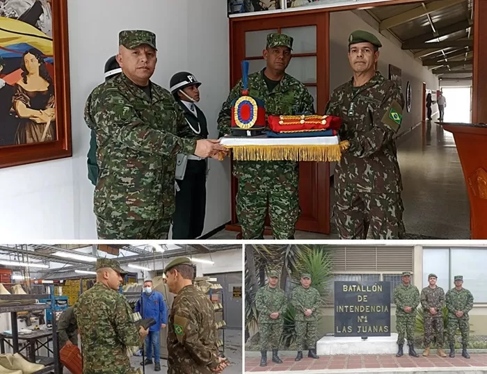 Comando Logístico entregó uniforme Guardia de Honor de Colombia para museo del Ejército de Brasil