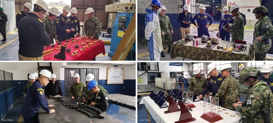 Segundo comandante de la Armada Nacional realizó visita técnica al Batallón de Mantenimiento