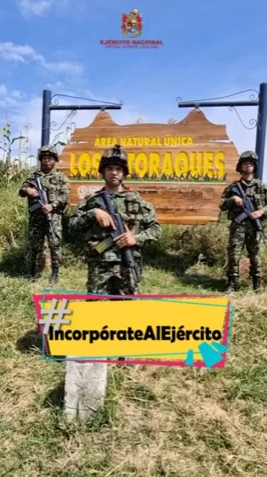 Preste servicio militar en el Ejército Nacional