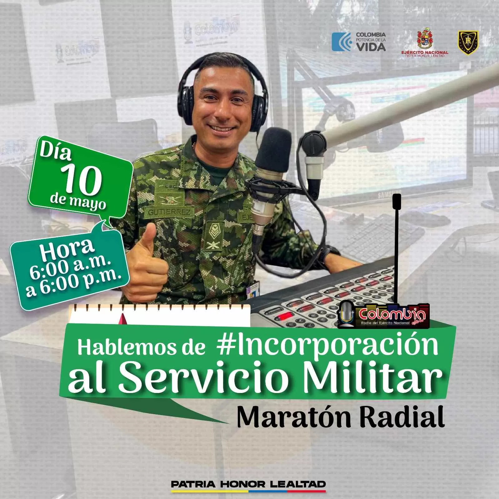 No se pierda la maratón radial hablemos de incorporación