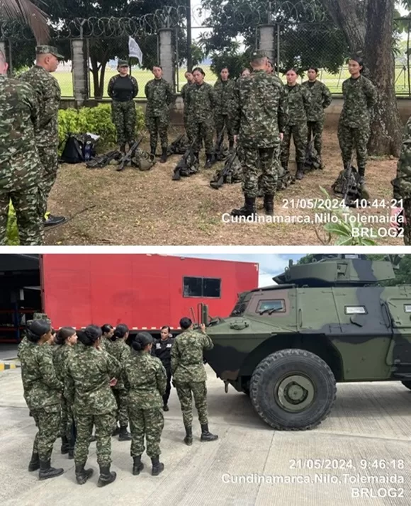 Cadetes de la ESMIC conocieron la Brigada de Apoyo Logístico N.º 2