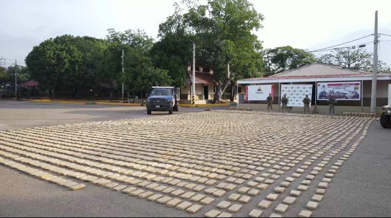 En Barracas, La Guajira, Ejército Nacional incautó dos toneladas de marihuana