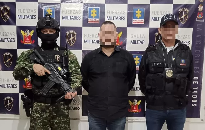 Gaula Militar  y CTI capturaron en flagrancia a un sujeto mientras cobraba una extorsión en Los Patios, Norte de Santander