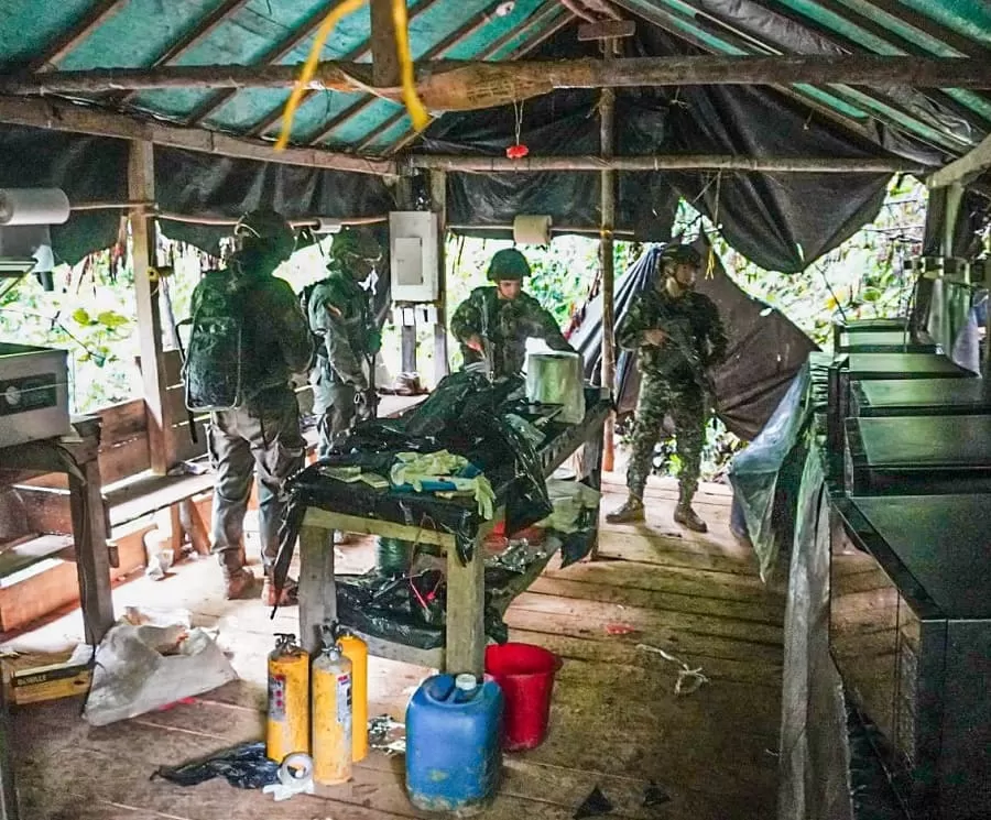 Ejército, Fuerza Aérea y Policía Nacional continúan propinando golpes contundentes al narcotráfico en Antioquia