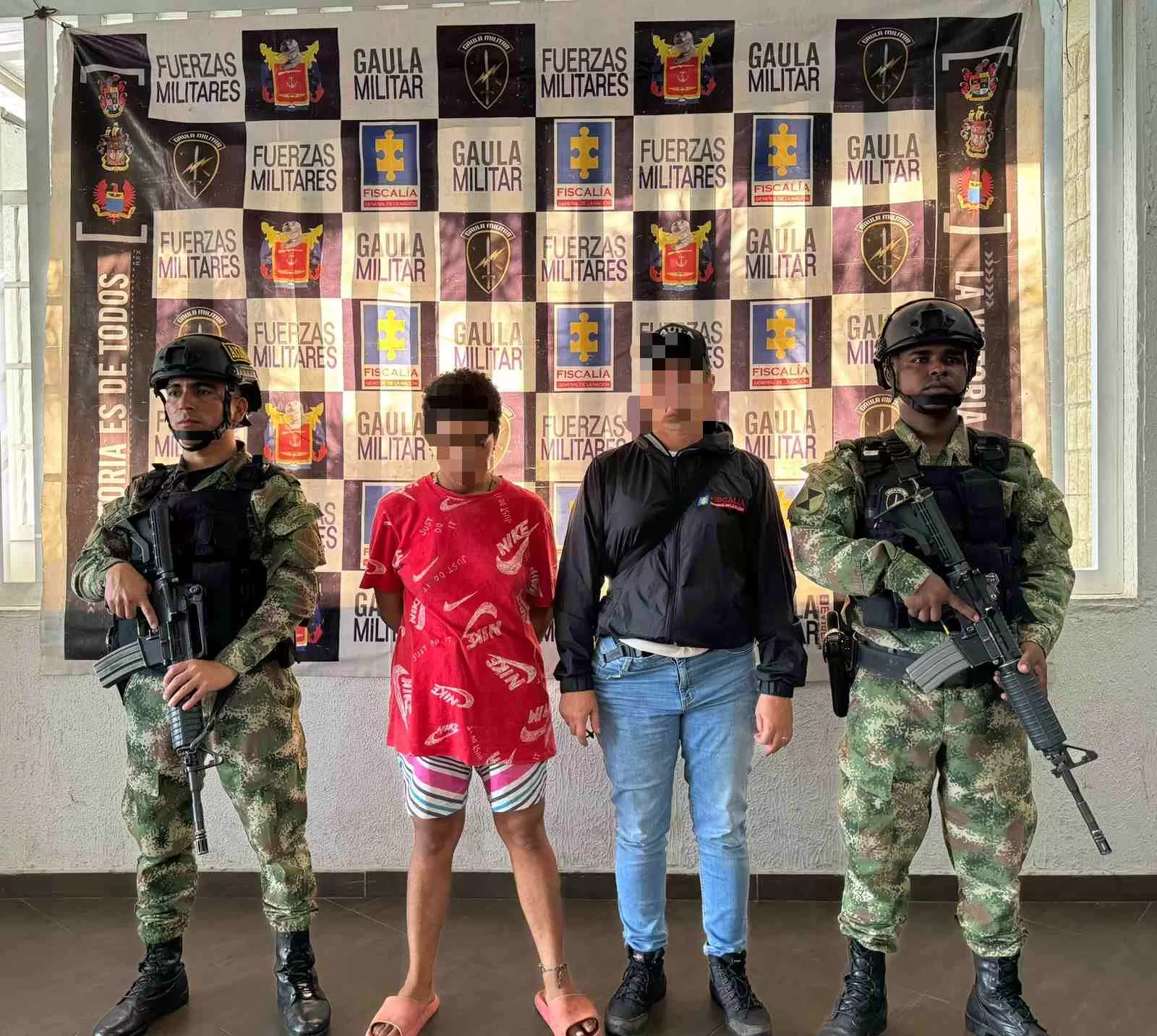 Ejército Nacional y Fiscalía capturaron a una mujer por la presunta desaparición de su hijo en La Paz, Cesar
