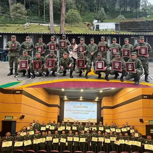 Excelencia y compromiso: Clausura de  cursos en la Escuela de Ingenieros  Militares